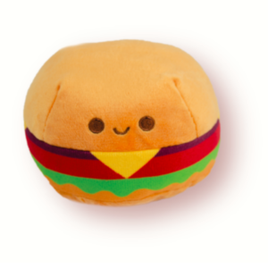 Peluche hamburguesa con sonido